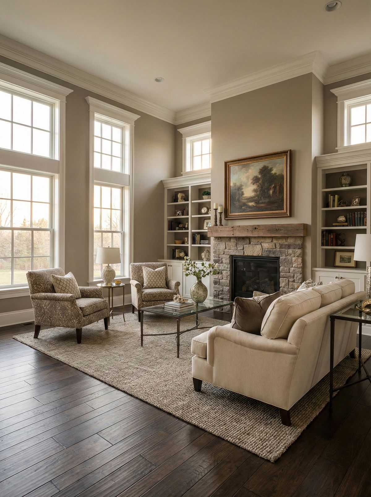 Beautifully painted living room interior - Renaissance Man Painter