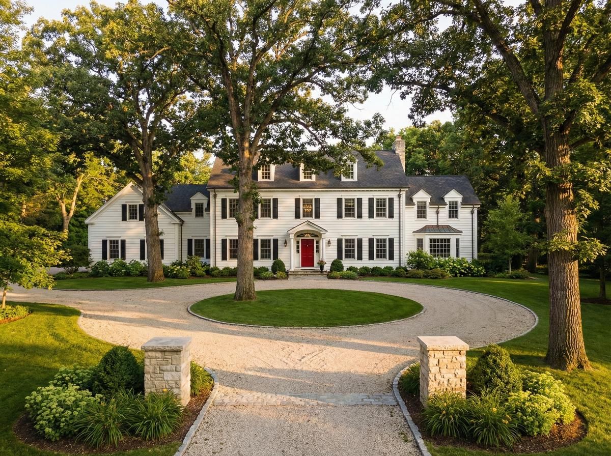 Traditional Colonial Exterior - River Hills, WI - Renaissance Man Painter