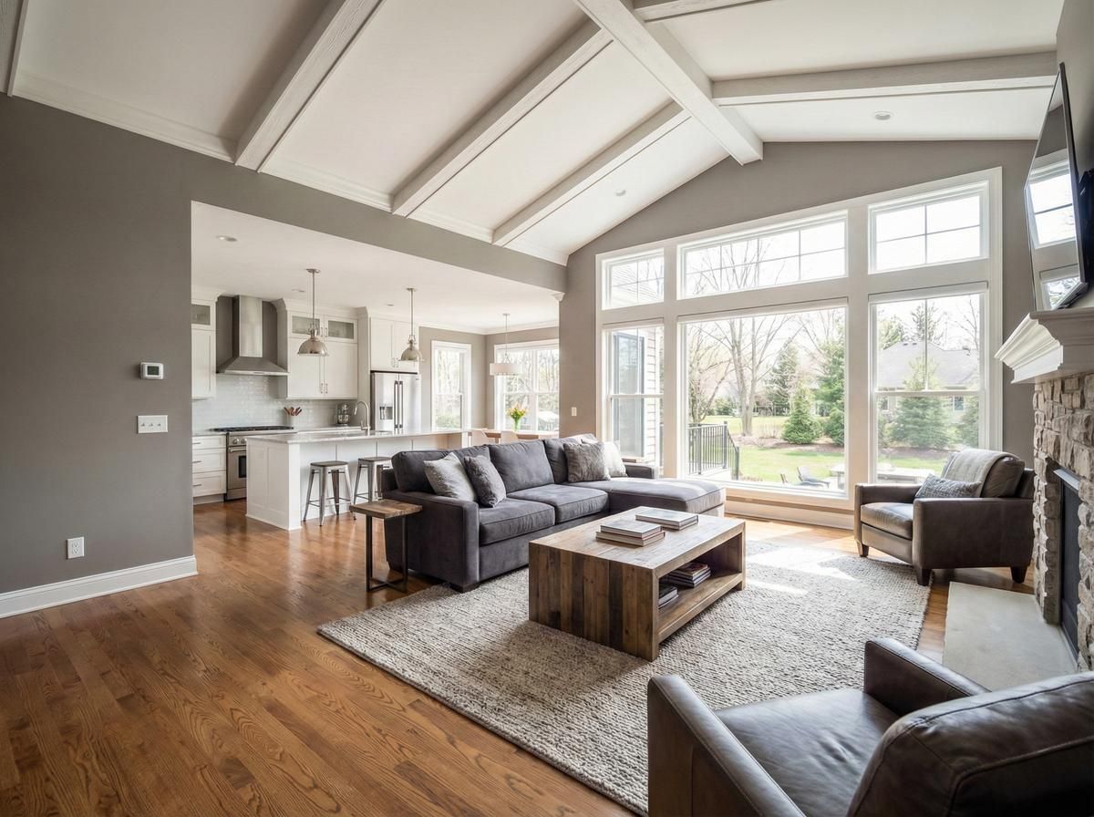 Transitional Living Space - Grafton, WI - Renaissance Man Painter