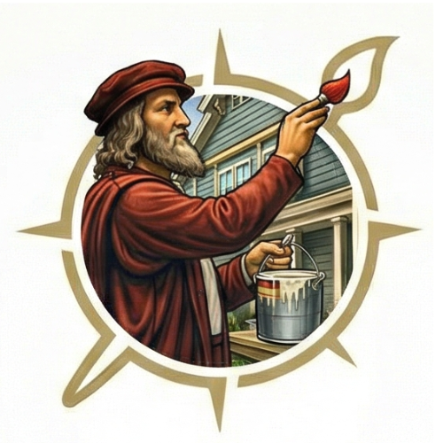 Renaissance Man Painter Mequon WI Logo
